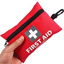 Mini First Aid Kit: 92 Pieces Small First Aid Kit